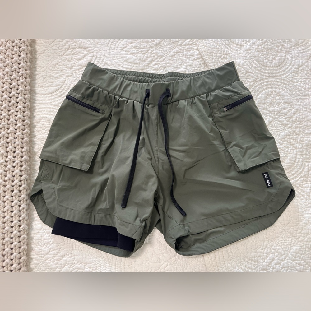 ASRV Men’s 0651. TETRA-LITE™ 5" LINER CARGO SHORT - OLIVE size Medium M